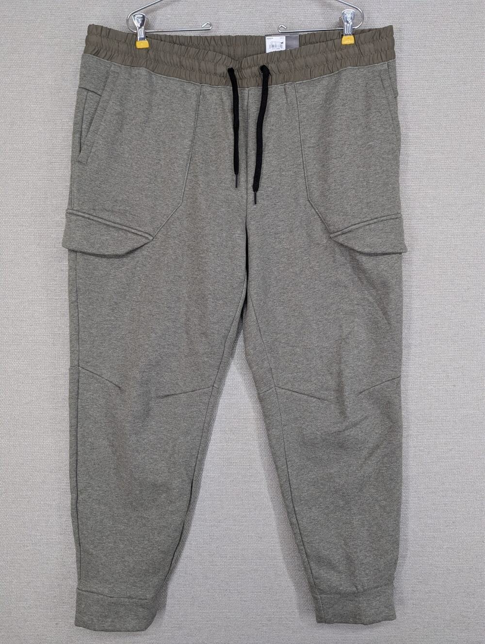 FLX Men's Travel Leisure Stretch Slim Jogger Olive Green Size XL NWT -0725F44